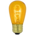 thumbnail image 2 of Northlight Ampoules de Remplacement de Noël Incandescentes S14 Style Edison Transparent - Jaune - Lot de 25, 2 of 6