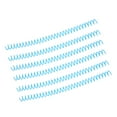 thumbnail image 4 of Sheet Binding Comb, Spiral Binding Coil Pretty Colour Plastic Large Capacity  For Paper Blue, 4 of 8