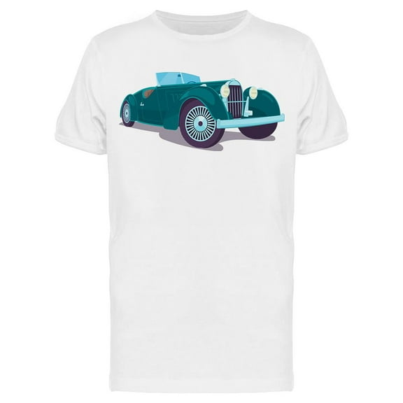 Retro Convertible Car Vintage T-Shirt Men -Image by Shutterstock, Male Large