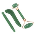thumbnail image 1 of Herramientas Faciales Gua Sha, Rodillo De Piedra De Jade Para Reducción De Arrugas Y Decoloración, Rodillo De Doble Extremo De 3 Piezas Para Uso Doméstico, 1 of 7