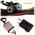 thumbnail image 3 of Scienceny Almohadilla de calefacción para asiento de coche, 4 piezas, ajustable, desmontable, 12V, protección contra sobretemperatura, accesorios Ventana automotriz Scienceny VI017167-00B, 3 of 6