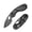 Black & Gray, variant on Kizer Microbe EDC 2.19" Folding Pocket Knife 14C28N Blade Micarta Handle V2742A5