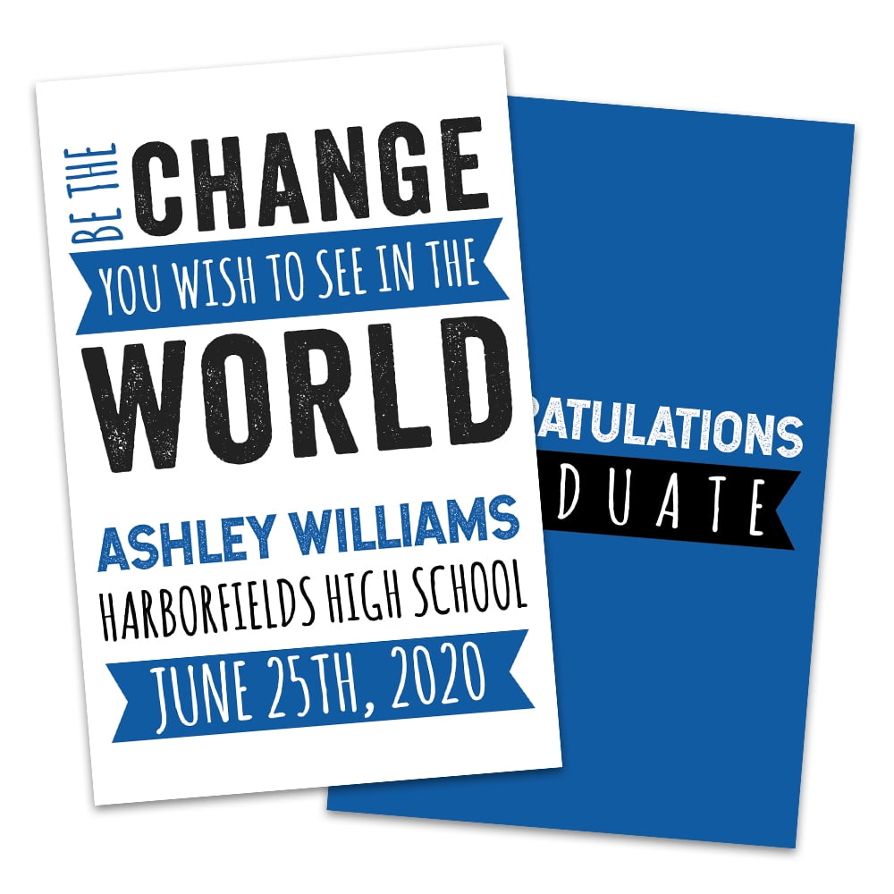 Personalized Personalized Change The World Graduation ...