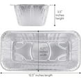 thumbnail image 5 of VeZee 5 Lb Loaf Aluminum Disposable Pan With Lid -Serve Various Delicacies for Events- 10 Counts, 5 of 5
