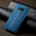 thumbnail image 6 of Premium PU Leather Flip Folio Case for Samsung Galaxy S8 Plus, Protective Case with Kickstand Card Slot Magnetic Closure Shockproof Wallet Cover for Samsung Galaxy S8 Plus - Blue, 6 of 13