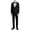 Black C, variant on Stamzod Boys' 3 Piece formal Suit Slim Fit Kids Gold Suit Jacket and Dress Pants Set with Tie Boys Outfits for Wedding Black E 8-9Years