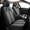 00-Black&Gray99, variant on LAONNVIR Front Car Seat Covers Fit for Toyota Prius V 2012-2017 Breathable and Waterproof Car Seat Covers 2 Front Leather Seat Covers Grey,2PCS Front
