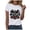 White, variant on UngA Women's 250Th America Anniversary Casual Printed Crew Neck T-Shirt Faith Freedom 250 Years Womens T-Shirts L,Pink