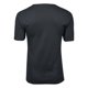 thumbnail image 3 of Tee Jays - Camiseta básica de manga corta con cuello redondo para hombre - 100% Algodón ringspun combed interlock (Gris Oscuro), 3 of 3