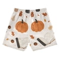 thumbnail image 7 of FORMRS Boys Swim Trunks Quick Dry Mesh Liner Boardshorts Sizes XS-XL, Hand Drawn Pumpkin, 7 of 7