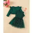 thumbnail image 3 of Conjunto de Vestido para Niña Pequeña Renotemy 18-24 Meses con Flores y Lentejuelas Tutu, 3 of 6