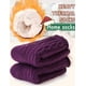 thumbnail image 4 of EBMORE Medias Pantuflas Para Mujer Moradas, Peludas, Cálidas y Acogedoras de Forro Polar, 4 of 6