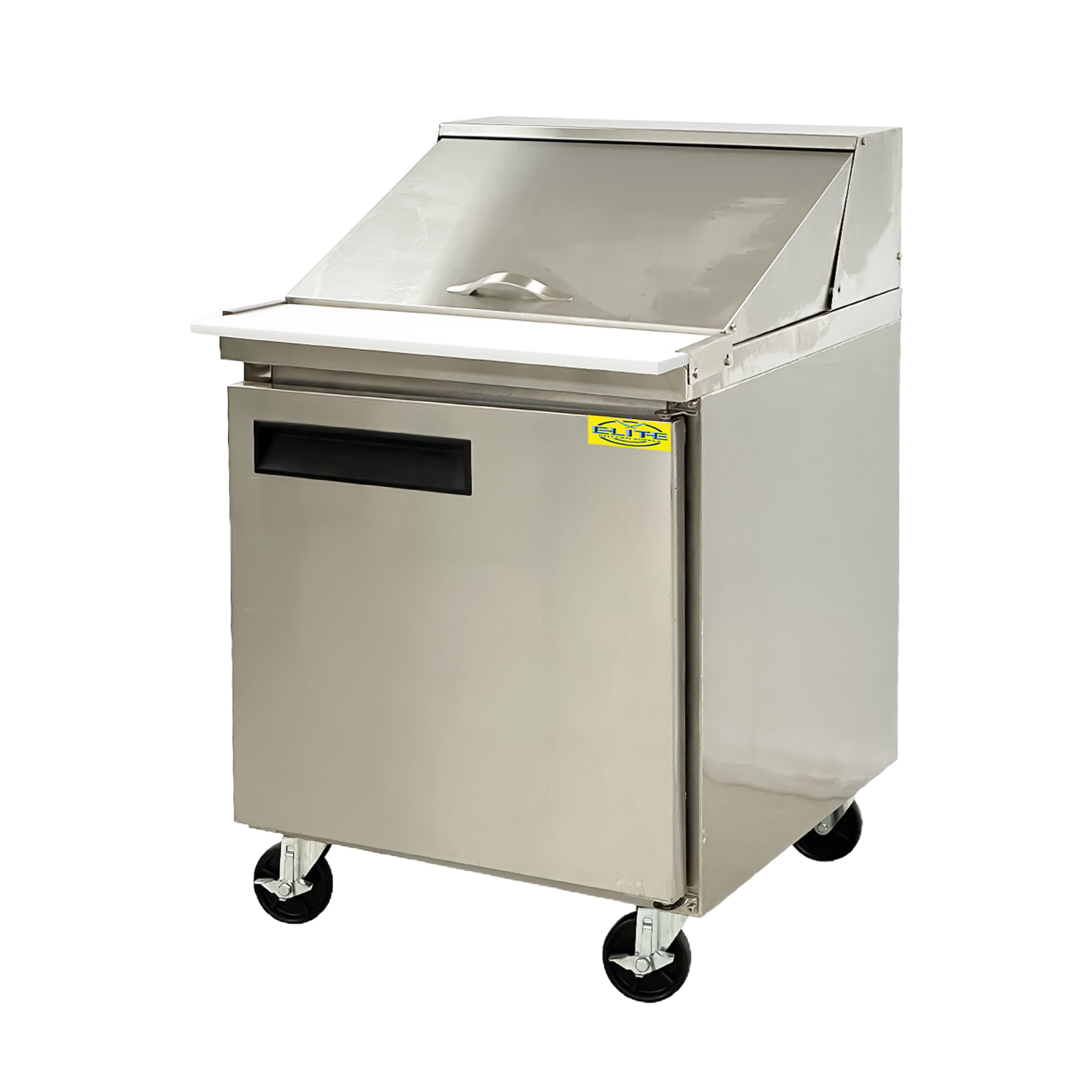 29.5 in. Sandwich Prep Table Commercial Stainless Steel Refrigerator 7 Cu.Ft. Meg Top 29.5''W x34.6''Dx46''H