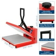 thumbnail image 4 of 16x20 Industrial Heat Press Machine - Digital Sublimation Press with Adjustable Pressure & Fast Heating, Professional Grade T-Shirt Printing Press, 4 of 8