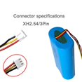 thumbnail image 4 of Batería AOLIKES 18650, 7,4 V, 2600 mAh, iones de litio, paquete de 2, 4 of 5