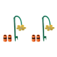 thumbnail image 2 of Aspersores Baile en Forma Riego Césped Con Adaptador 2 Piezas () Amarillo, 2 of 6