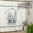 thumbnail image 6 of VHC Brands Sawyer Mill Blue Shower Curtain, 72x72, 6 of 6