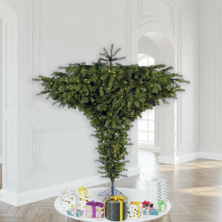 OasisCraft Árbol De Navidad Artificial Sin Luz De 6.5 Pies, árbol De