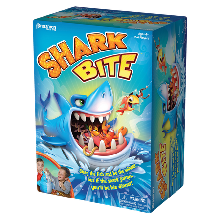 Pressman Shark Bite Game (ages 4+) (Best Games For Age 3)