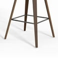 thumbnail image 6 of Simpli Home Randolph Mid Century Modern 28 inch Bentwood Counter/ Bar Height Stool (Set of 2) in Distressed Blue Vegan Faux Leather, 6 of 12