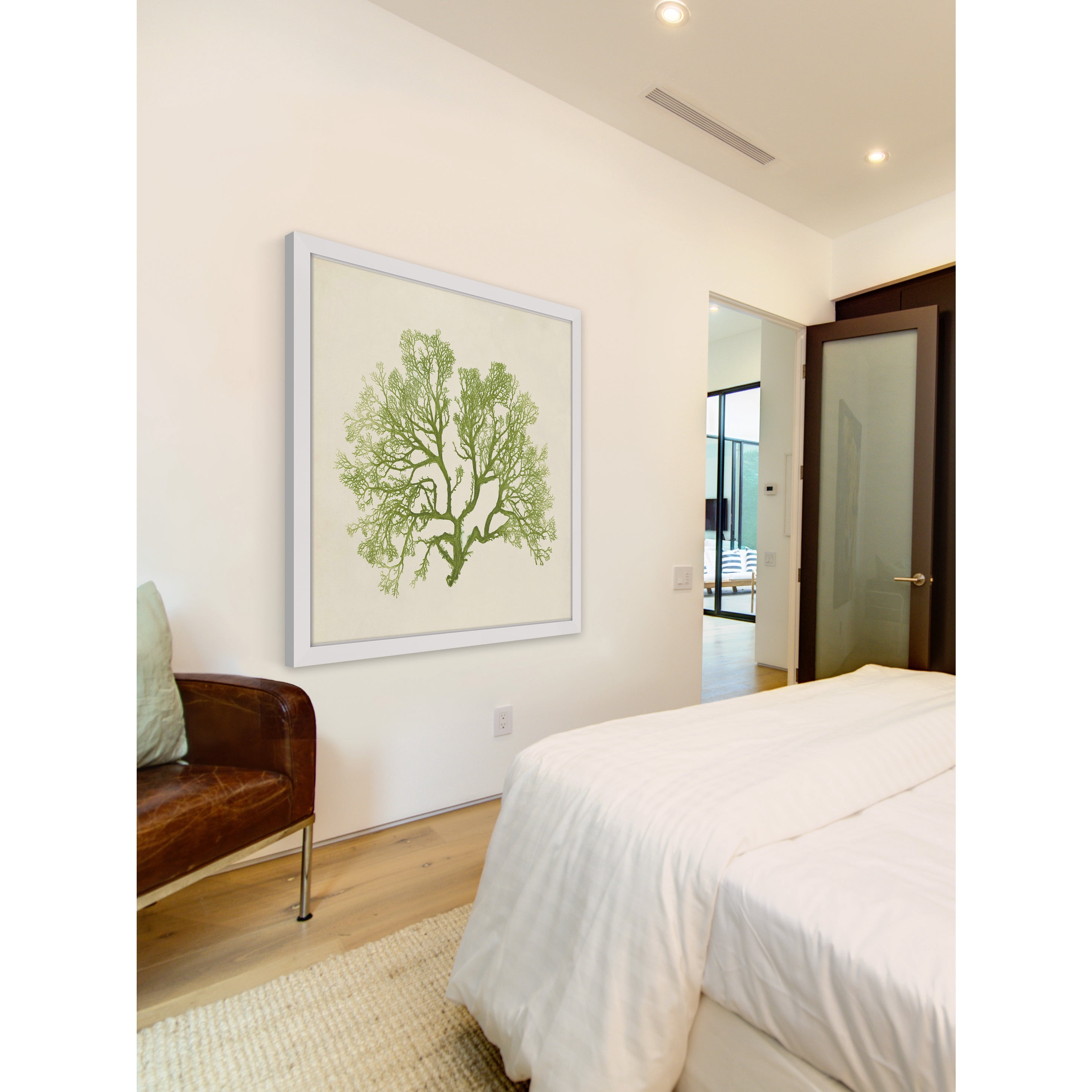 Marmont Hill "Chromatic Seaweed VI" Framed Painting Print