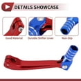 thumbnail image 3 of Folding Motorcycle Gear Shifter Lever for Honda CRF150F 2003-2017 Pedal Shift Lever Arm Red Blue Silver Tone 1 Pc, 3 of 6