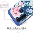 thumbnail image 5 of Casetego for Moto G Stylus 2020 Case,Three Layer Heavy Duty Shockproof Protection Hard Plastic Bumper +Soft Silicone Rubber Protective Case for Women Girls,Navy Blue, 5 of 6