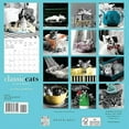 thumbnail image 5 of Graphique 2026 Classic Cats Mini Wall Calendar - 7” x 7” - Thick Paper - Home & Office Organizer - Large Monthly Grid - 3 Languages & Marked Holidays - 4 Month Preview Page for 2027, 5 of 6