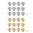 thumbnail image 2 of 12pcs Back Pattern Wedding Napkin Rings Table Decoration Hollow Out Family Gatherings Everyday Use Napkin Buckle Holder, 2 of 9