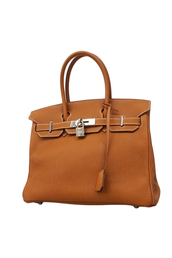 Pre-Owned Hermes Birkin 30 Togo Gold Handbag (H stamp) Women's P3019108