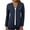 #01Navy Cardigan for Women, variant on yoeyez 3/4 Sleeve Shirts for Women,Womens Solid Color T Shirts Button V Neck Pleated Tee Cardigan Elegant Vintage Floral Blouse Gold,S