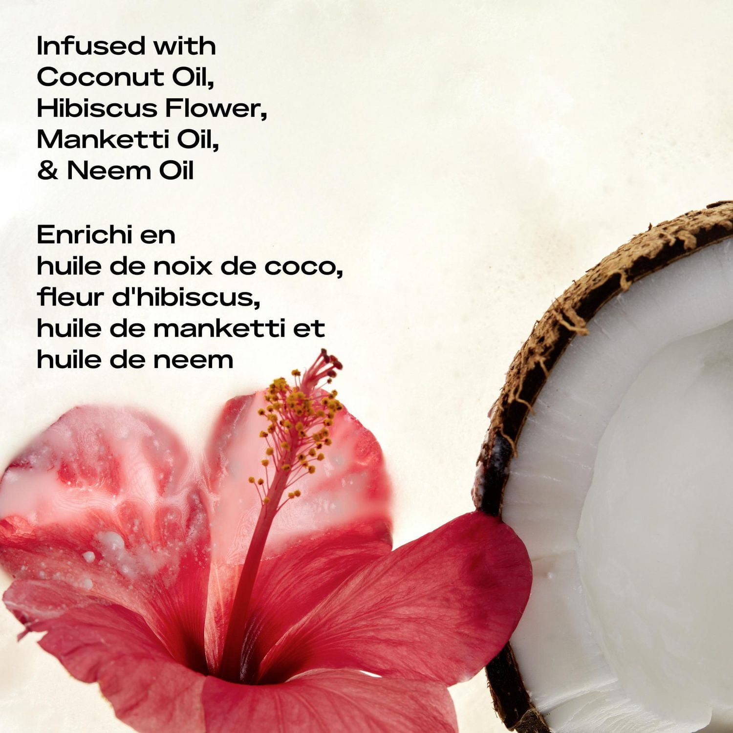 Huile pour Cheveux Lisse & Brillance SheaMoisture  Coco & Hibiscus pour une Brillance Légère et Lumineuse, 97 ml 97mL