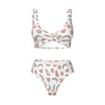 thumbnail image 4 of Daiia Fruit Women's Bikini Set Two Piece Swimsuit High Waisted Bikini Adjustable Straps Bikini Perfect for Beach, Pool, and Summer Vacation-XX-Large, 4 of 9