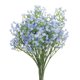 thumbnail image 1 of Chico Aliento Claro Azul Artificiales Flores 3 Ramas 8uds Real Toque, 1 of 6