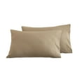 thumbnail image 2 of PONPRNGY Nylon Pillowcases Set of 2 - Ultra Soft - Bed Pillow Cover - 20"x35" - Breathable, Cool & Crisp Percale Pillow Cases, 2 of 6
