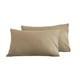 thumbnail image 2 of Juego de Fundas de Almohada de Terciopelo Suave y Transpirable para Personas Calurosas | Caqui | 51 X 90 Cm | 2 Unidades, 2 of 6