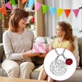 thumbnail image 2 of YYKihy Simple Fashion Festival Sun Pendant Necklace Jewelry Gift December Birthday Necklace Gift - January, 2 of 8