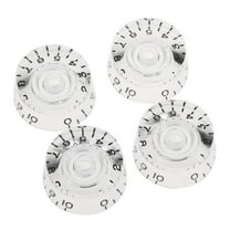 Imperial Inch Size Knobs for USA Made Les Paul Style Electric Guitar, Transparent Speed