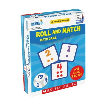 Briarpatch Scholastic Roll and Match Math Game