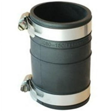 Fernco- 1060-150 Rubber Flexible Socket Coupling 1.5 In.