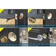 thumbnail image 5 of TITANTON 1721 - Modern Door Handles Door Levers Set in Polished Chrome Finish - Passage No Lock, 5 of 9