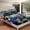 Navy Blue Gold, variant on Erosebridal Rainbow Buffalo Grid Bed Sheets Set Twin Size, Dreamy Colorful Checkered Plaid Bedding Sets Twin Size 3-Piece