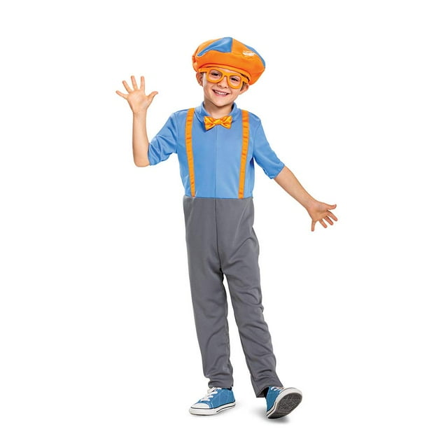 Disfraz Blippi con sombrero y pajarita para niños