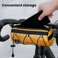 thumbnail image 4 of Bike Front Bag Large Capacity Storage Outside Waterproof Multifunction Riding Bag Mountain Bike Front Bag, 4 of 8