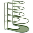 thumbnail image 5 of Pan Organizer for Cast Iron Skillets, Griddles and Pots - Heavy Duty Pan Rack - Holds Up to 50 LBS- Horizontal or Vertical Use - Durable Steel Construction - Green 12.2 Inch - No Assembly Required, 5 of 8