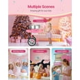 thumbnail image 6 of Commercial Cotton Candy Machine with Cart, 1000W Sugar Floss Maker for Parties, Festivals, Carnivals, Birthday Events, Easy Temp Control, Rapid Production, Pink Floss Maker with Storage and Mobility, 6 of 11