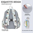 thumbnail image 5 of Pug with Crown Backpack for School,Cute School Bag,Schoolbag with Adjustable Shoulder Straps & Padded Back,13.4"x11"x4.7", 5 of 6
