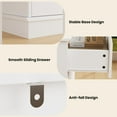 thumbnail image 6 of 51" Wide Storage Organizer Chest of Drawers, 8 Drawer Dressers, Chest of Drawers with Deep Drawers, Large Double Dresser for Closet with Wide Top, Horizontal Wooden Dresser for Living Room, Hallway, 6 of 8