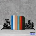 thumbnail image 2 of Handmadetneonsign Goat Metal Bookends, Goat Farm Name Bookend, Goat Lover Gift Table Bookshelf Decor 80278, 2 of 4
