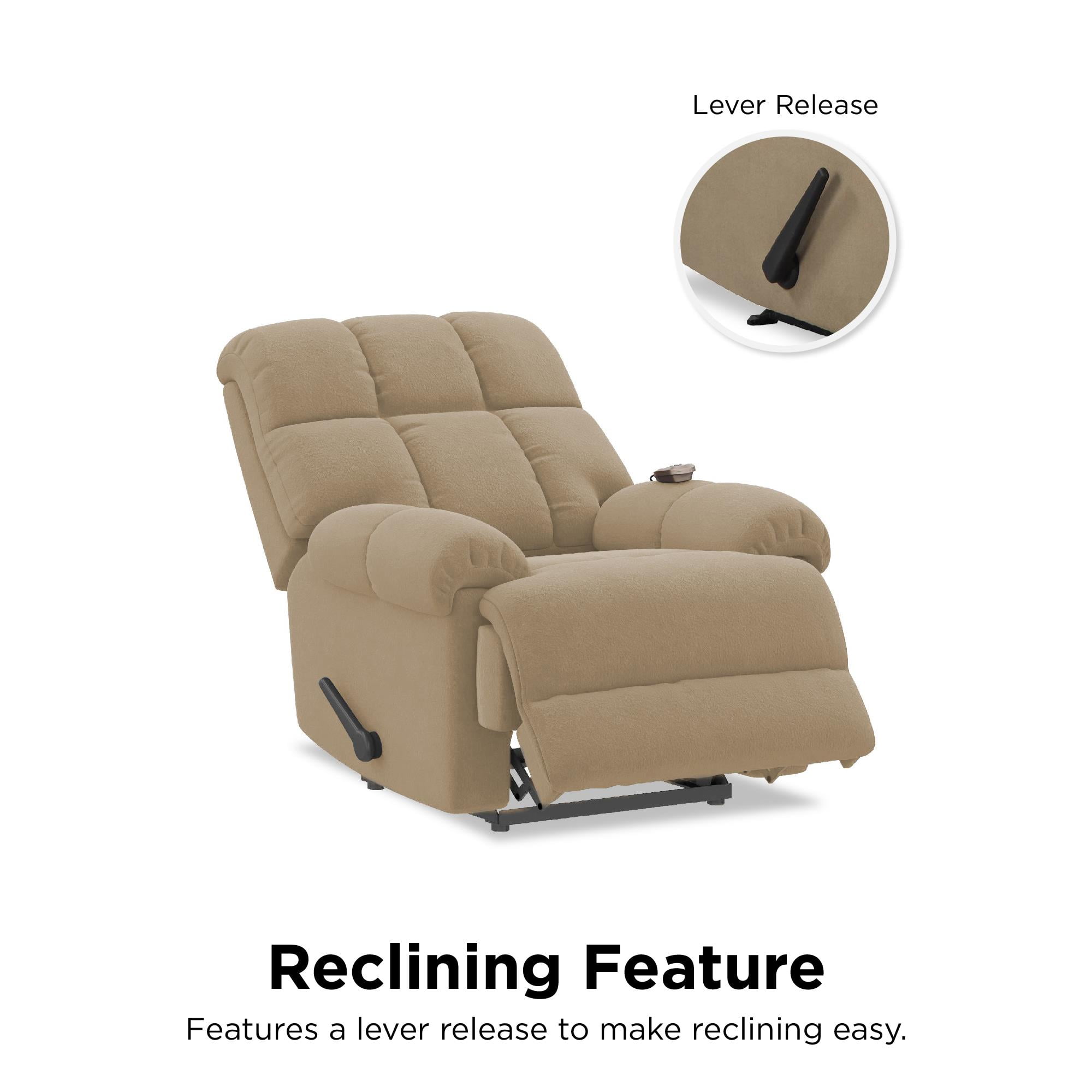 Dorel living padded dual massage online recliner